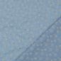 Preview: Dobby Voile mit Blumenstickerei, bleu